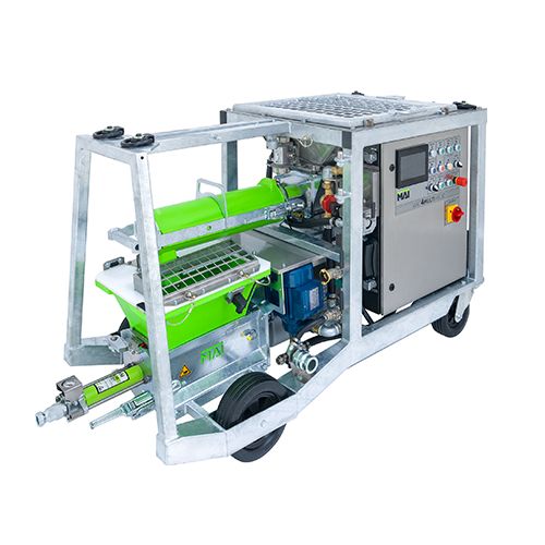 Automatické míchání a doplňování materiálu